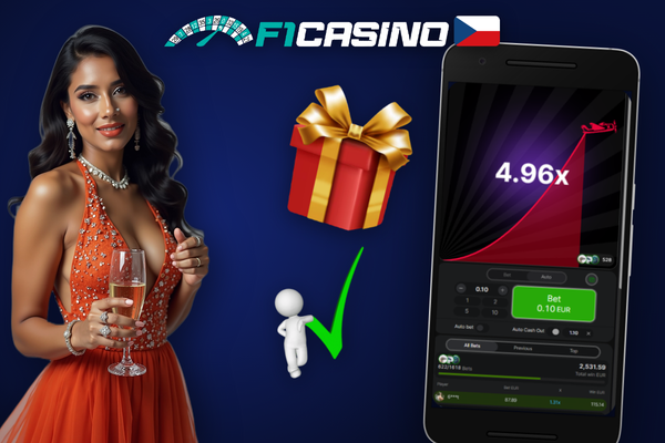 Herní rozhraní Aviator s live chatem hráčů v reálném čase na F1 Casino