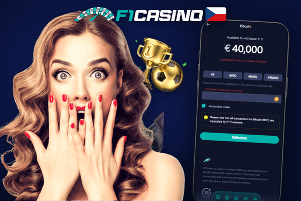 Nahrání občanského průkazu pro ověření totožnosti a úspěšný výběr v F1 Casino
